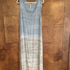 Mona B Ombré Watercolor Maxi Dress
